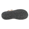 Bottom view of the deep treaded outsole of the Hunter Sandal