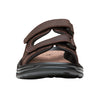 Front view Mens Vero Slip On Sandal with Adjustable Straps