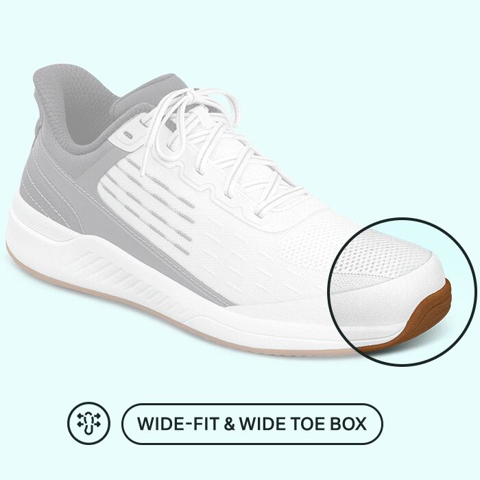 Orthofeet Men's Advantage Pickleball Hands-Free Shoe