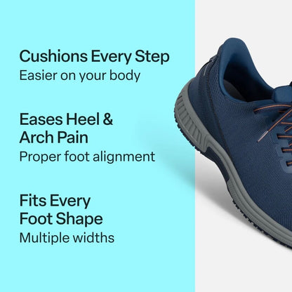 Orthofeet Yari Men's Hands-Free Athletic Shoe