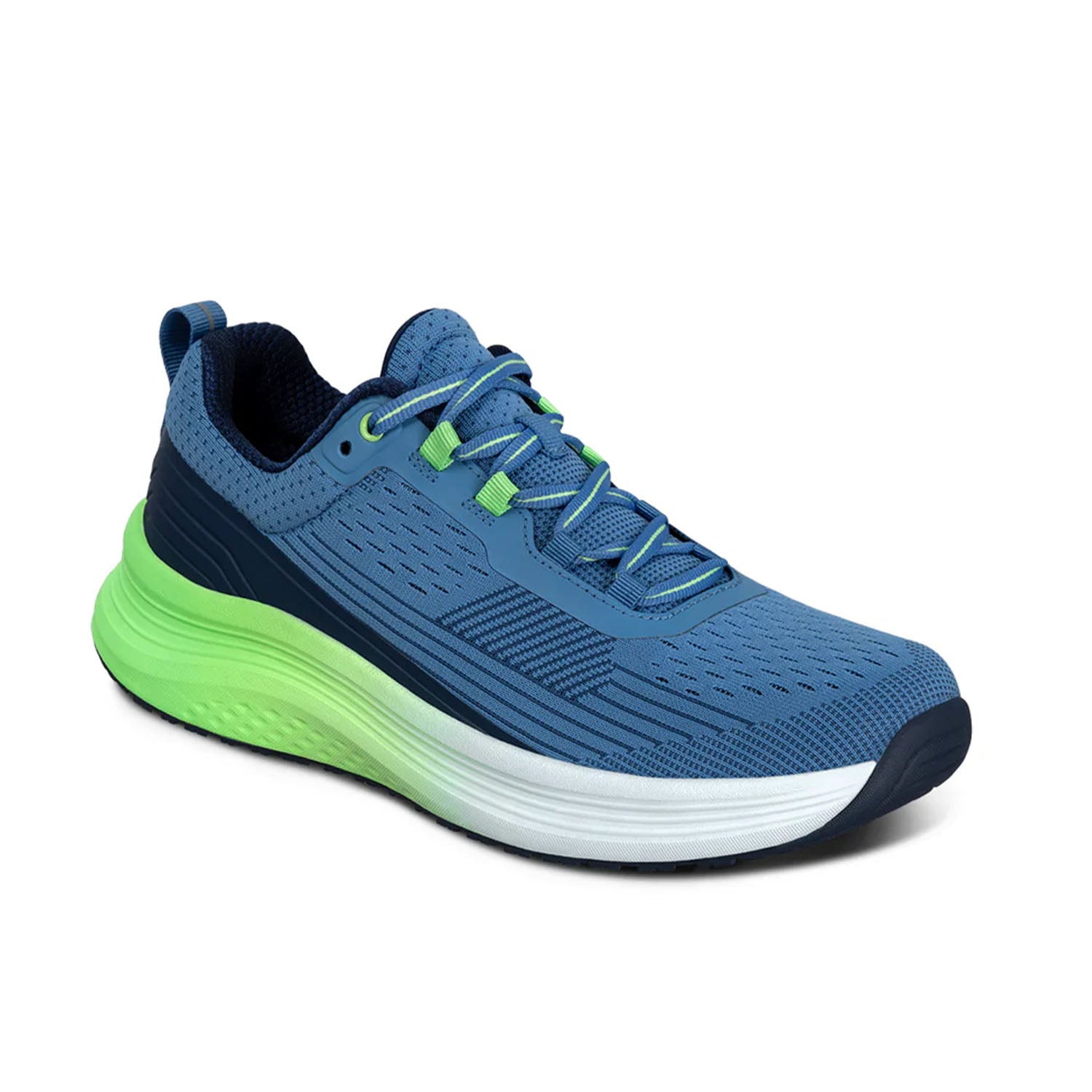 Orthofeet Women's Relay Running Shoe Blue Green