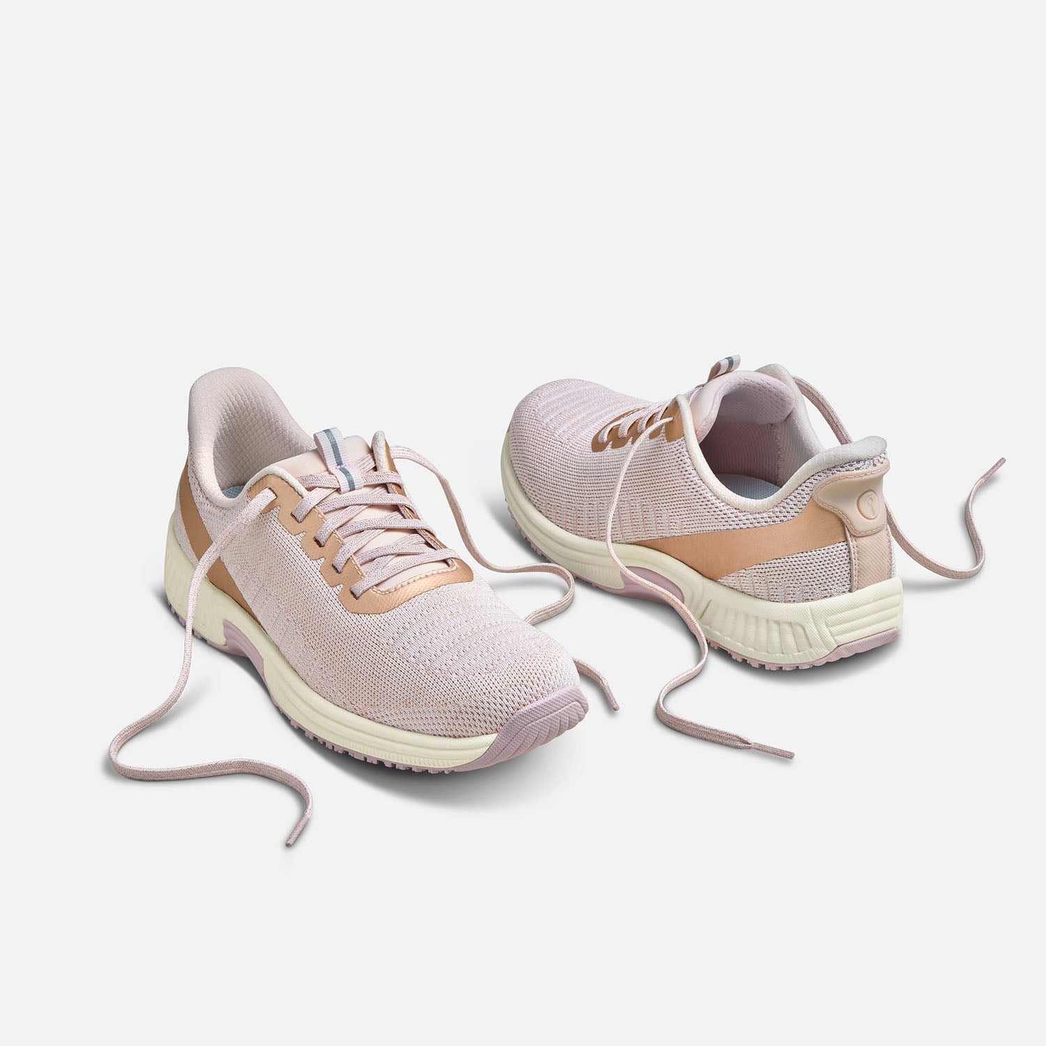 OrthoFeet Kita Hands Free Women Athletic Shoes Rose Gold