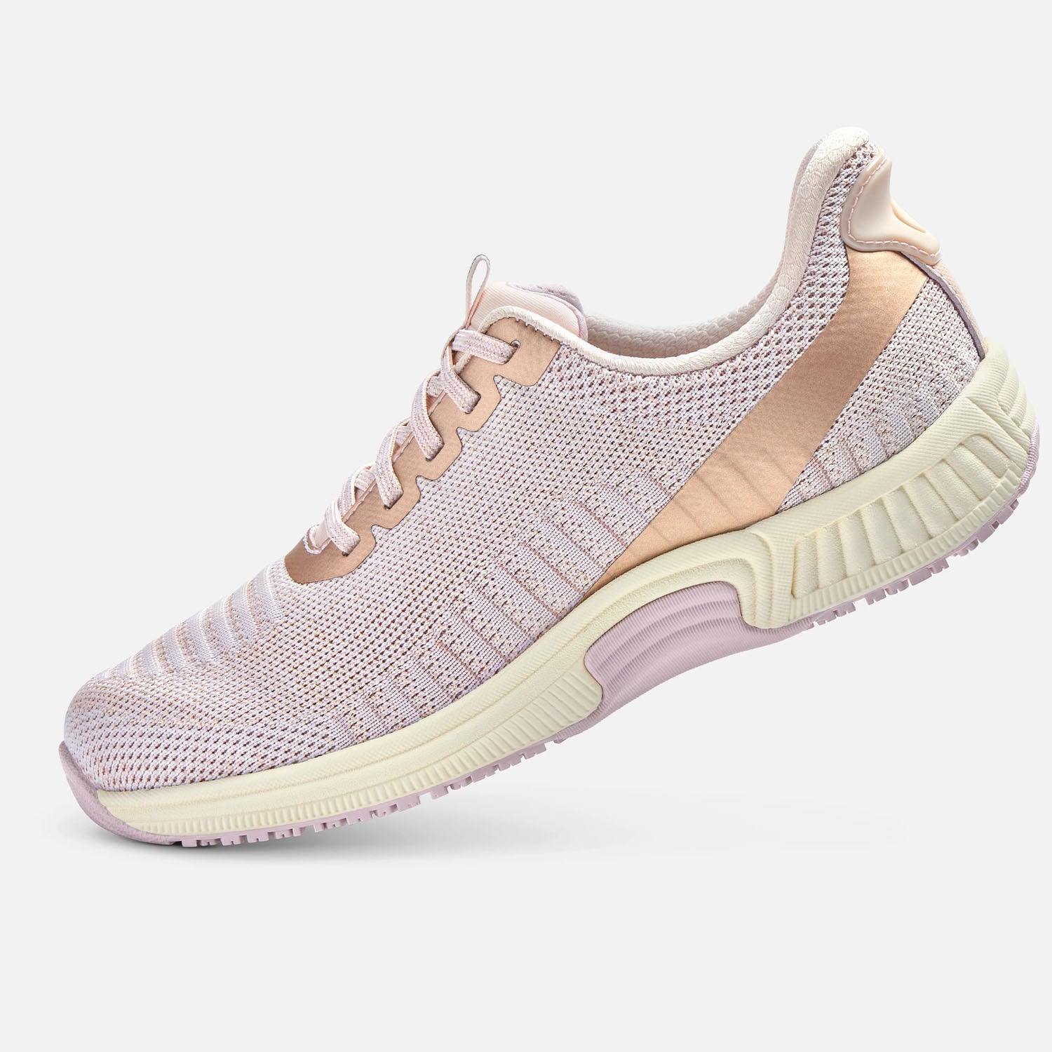 OrthoFeet Kita Hands Free Women Athletic Shoes Rose Gold