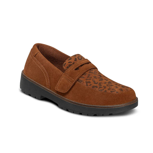 Orthofeet Women's Shelly Casual Shoes - Orthofeet Women's Shelly Casual Shoes Cinnamon