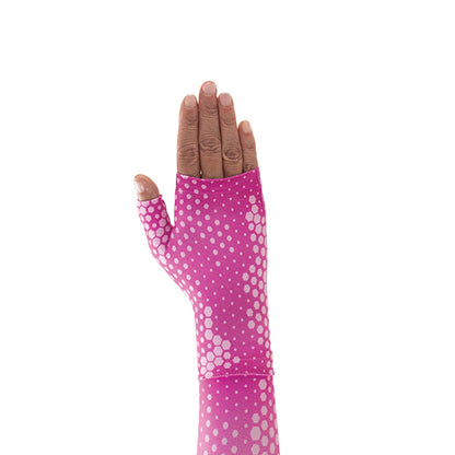 Juzo Soft 2002 Print Gauntlet - 30-40 mmHg Right in Pixel Pink