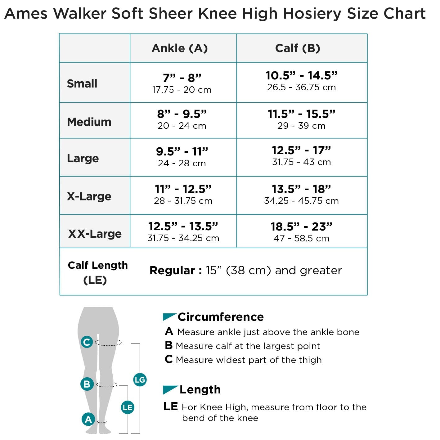Ames Walker Soft Sheer Open Toe Knee Highs 815mmHg Ames Walker