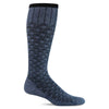 SockWell Women's Deco Dots Socks - 15-20 mmHg Denim