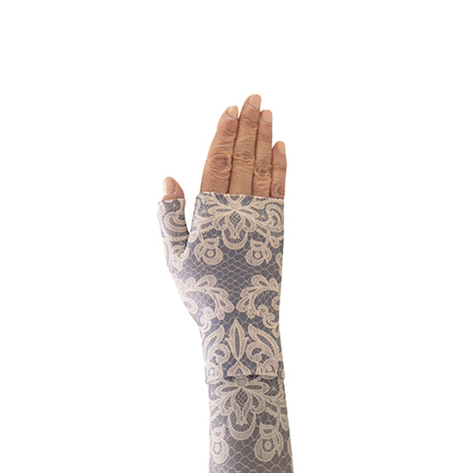 Juzo Soft 2001 Print Classic Gauntlet 20-30 mmHg Right - Juzo Soft 2001 Print Classic Gauntlet - 20-30 mmHg Right in Vintage Lace