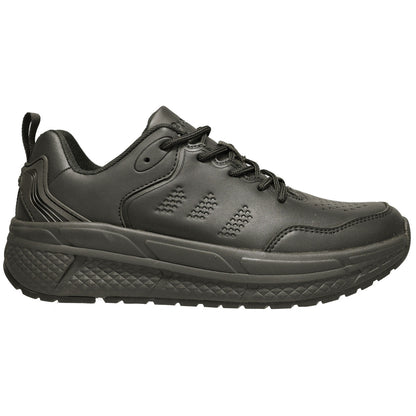 Propet Women's Ultra Leather Sneaker Black with laces