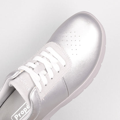Propet Womens Stella Sneaker Lunar Metallic Toe