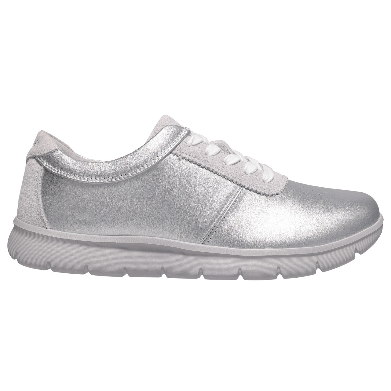 Propet Womens Stella Sneaker Lunar Metallic