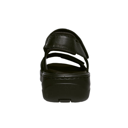 Propet Women's Garnet Leather Sandal Black