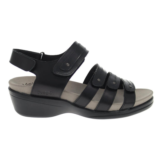 Propet Women's Ainsley Sandals - Propet Women's Ainsley Sandals Black Side