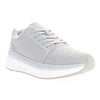 Angled side view of Grey Women's Ultima X Athletic Shoes