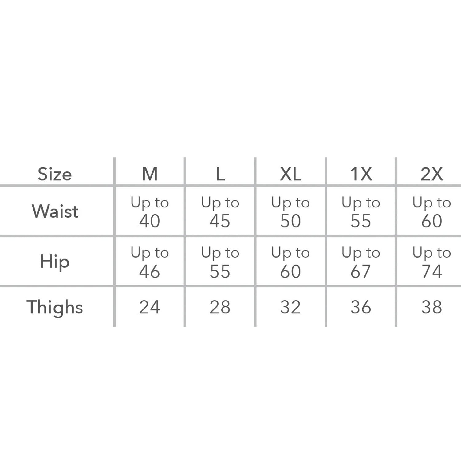 Wear Ease 660 Best Short Size Chart