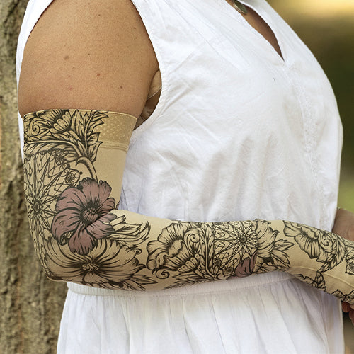 Juzo floral print armsleeve 