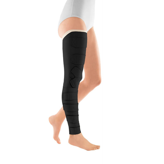 Circaid Juxtafit Essentials Whole Leg Left Long Black (Upper Leg / Lower Leg) - Circaid Juxtafit Essentials Whole Leg Left Long Black (Upper Leg / Lower Leg)