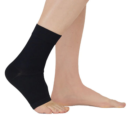 Seamless Knit Ankle Support Black