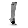 Core-Sport by Therafirm Unisex Athletic Performance Sock - 15-20 mmHg - Grey