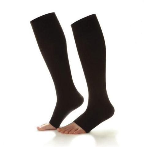 Dr. Comfort Open Toe Knee High Socks - 20-30 mmHg