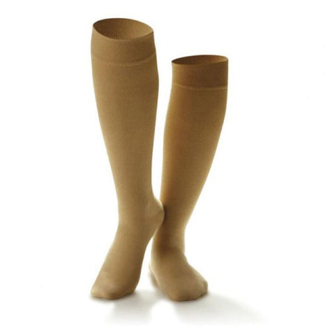 Dr. Comfort Women's Cotton Casual Knee High Trouser Socks - 15-20 mmHg