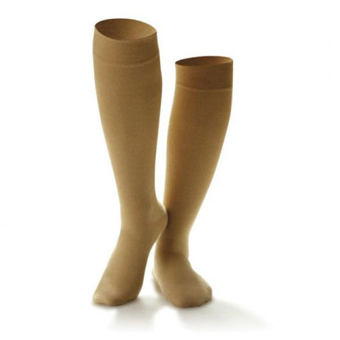 Dr. Comfort Women's Cotton Casual Knee High Trouser Socks - 20-30 mmHg
