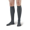 AW Style 100 Men's Knee High Dress Socks - 20-30 mmHg grey