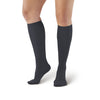 AW Style 167 Women's Travel Knee High Socks - 15-20 mmHg - Black