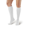 AW Style 112 Women's Microfiber Knee High Socks - 15-20 mmHg - White