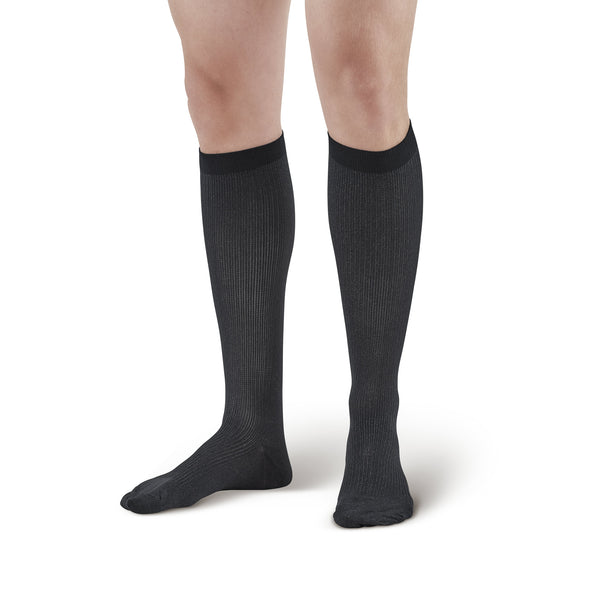 Ames Walker Men's X-Static Silver Knee High Socks - 20-30 mmHg