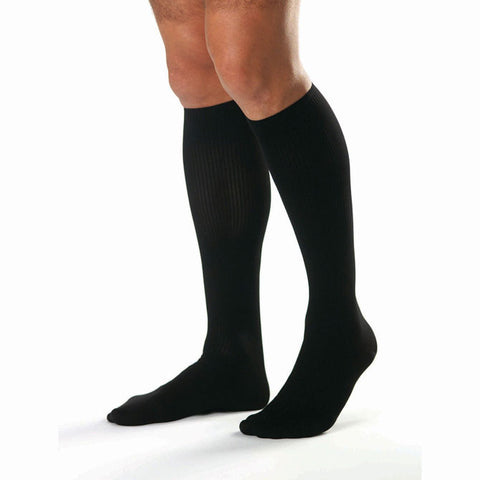 Jobst for Men Open Toe Ribbed Knee High Socks - 30-40 mmHg