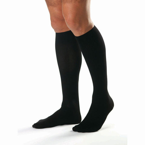Jobst for Men Ribbed Knee High Socks - 30-40 mmHg