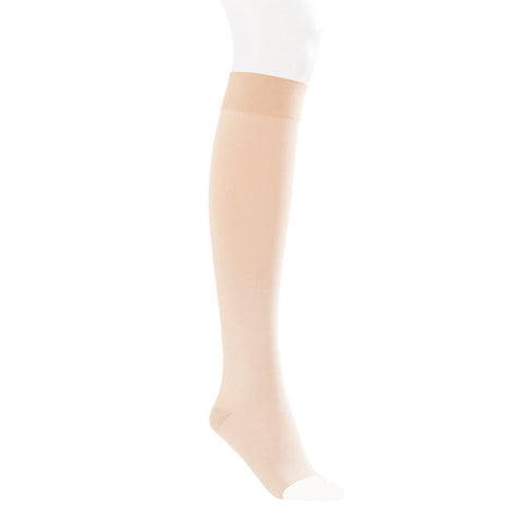 Jobst Opaque SoftFit Open Toe Knee Highs - 20-30 mmHg - Natural  