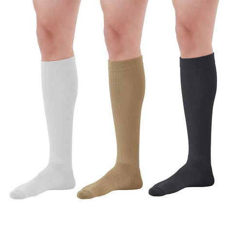 AW Styles Coolmax Over-the-Calf Socks Variety Pack - 20-30 mmHg (3-pack)