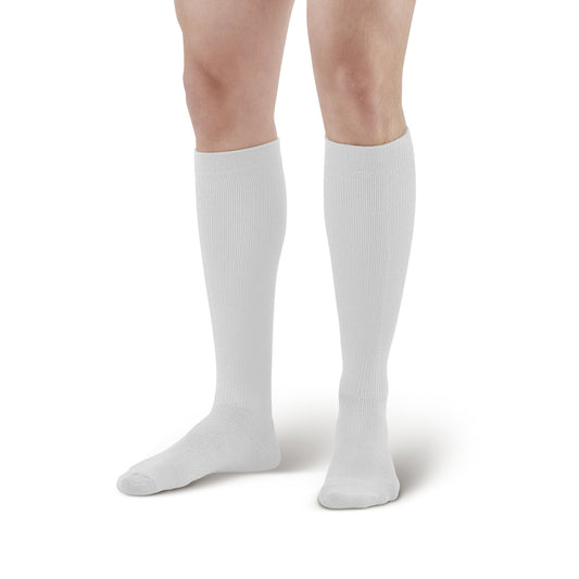 AW 632 Diabetic Knee High Socks 8-15 mmHg - AW Style 632/633 Diabetic Knee High Socks - 8-15 mmHg - White