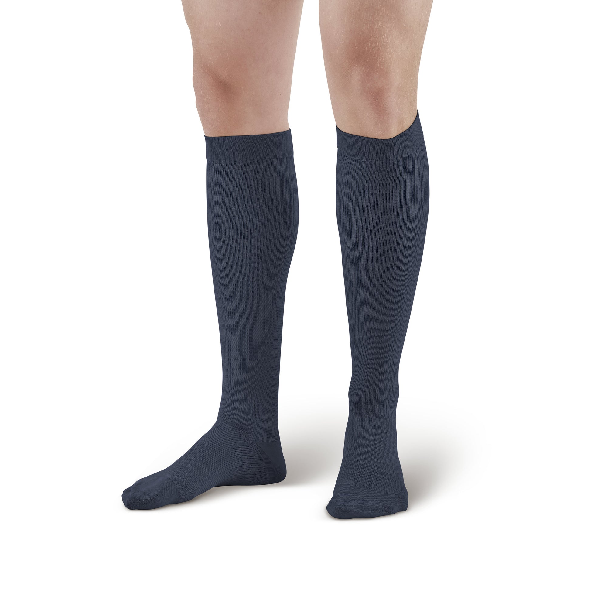 Ames Walker AW 126 Men's Microfiber Knee High Dress Socks 30-40 mmHg Ames Walker AW 126 Men's Microfiber Knee High Dress Socks 30-40 mmHg