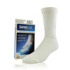 Jobst SensiFoot Diabetic Crew Socks - 8-15 mmHg - White