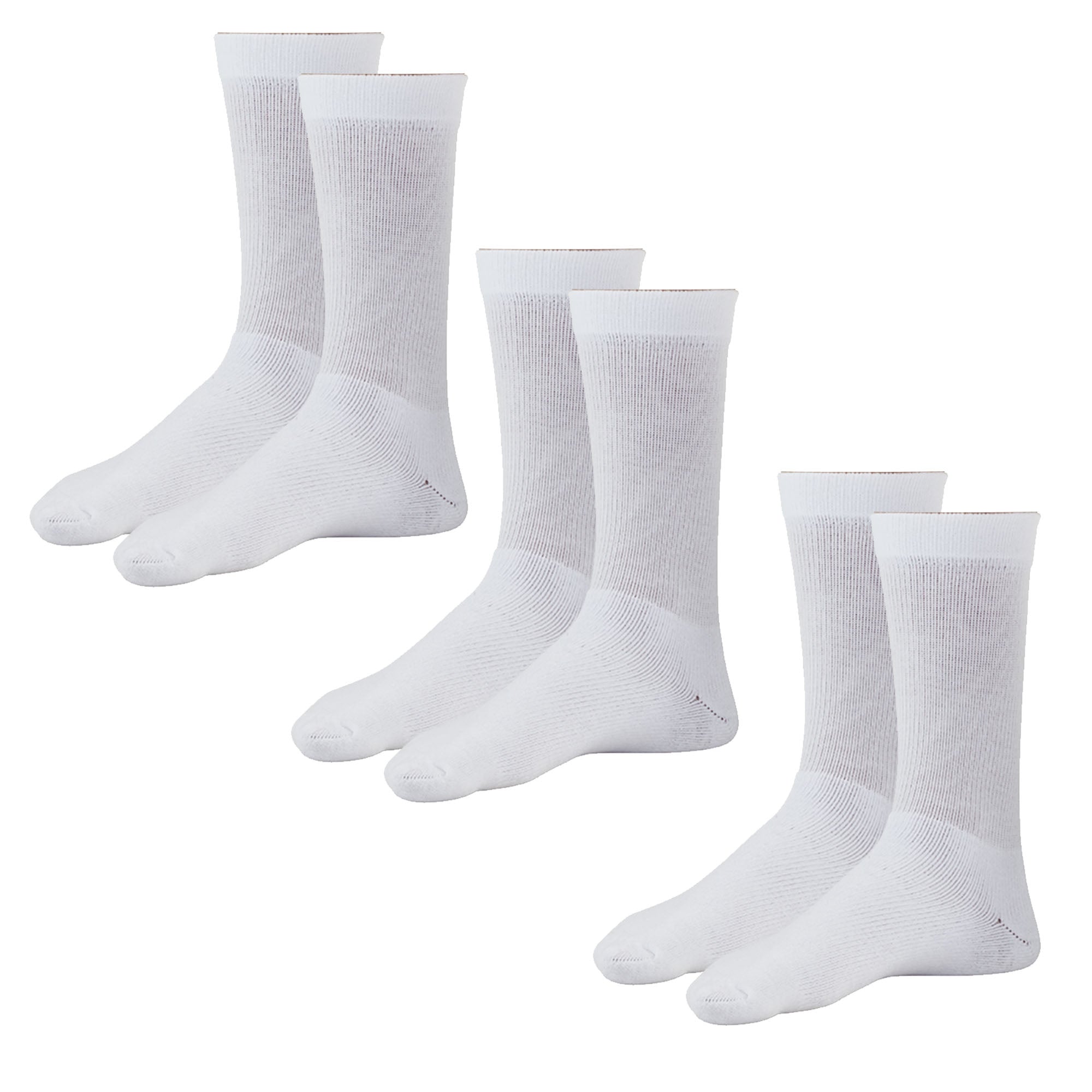 AW Style 130 Coolmax Crew Socks- 20-30 mmHg (3 Pack) | Ames Walker