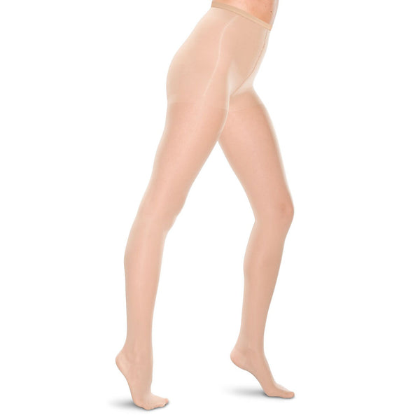 Therafirm Women's Closed Toe Pantyhose - 15-20 mmHg - Natural