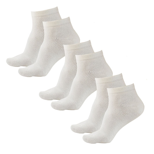 AW 140 Coolmax Ankle Socks 20-30 mmHg (3 Pack) - AW 140 Coolmax Ankle Socks 20-30 mmHg (3 Pack) White