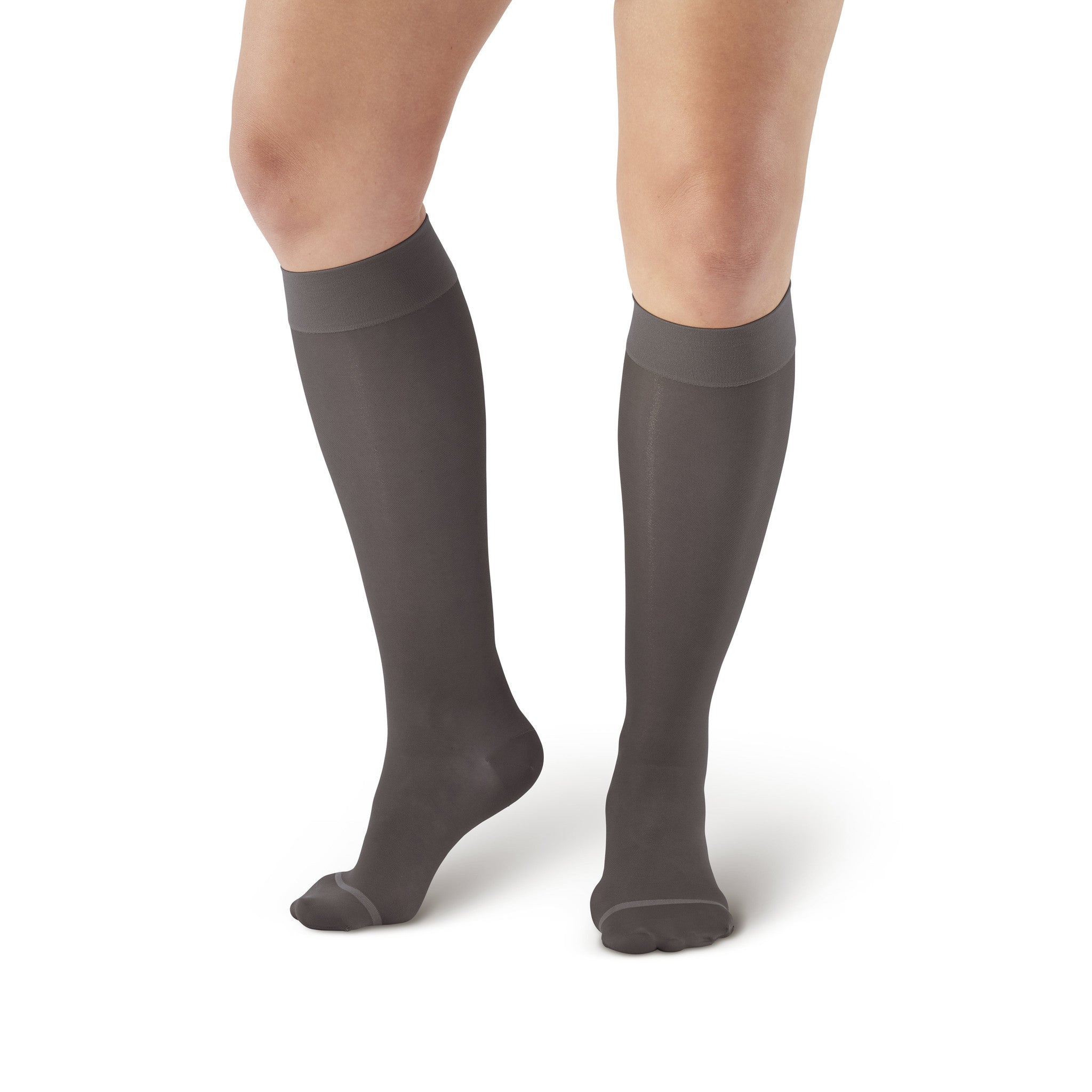 Zensah Unisex 15-20 Mmhg Moderate Compression Leg Sleeves - Size L/XL  Heather Grey Nylon/Spandex