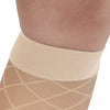 AW Style 17 Sheer Support Diamond Pattern Closed Toe Knee Highs - 15-20 mmHg - Band