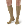 AW Style 180 E-Z Walker Plus Diabetic Knee Highs Socks for Sensitive Feet - 8-15 mmHg - Khaki