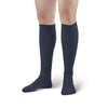 AW Style 180 E-Z Walker Plus Diabetic Knee Highs Socks for Sensitive Feet - 8-15 mmHg - Navy