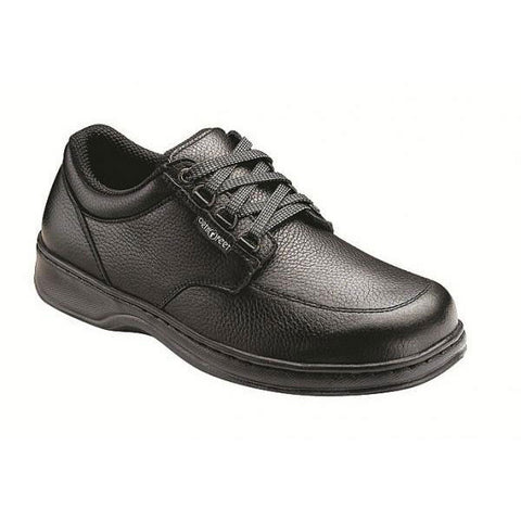 Orthofeet Men's Avery Island Napa Leather Shoes - Black