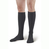 AW Men's Casual Knee High Socks - 15-20 mmHg Black