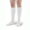 AW Men's Casual Knee High Socks - 15-20 mmHg White