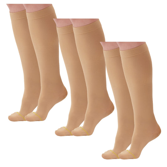 AW  222 Anti-Embolism Knee High Stockings 18 mmHg (3 Pack) - AW  222 Anti-Embolism Knee High Stockings 18 mmHg (3 Pack)