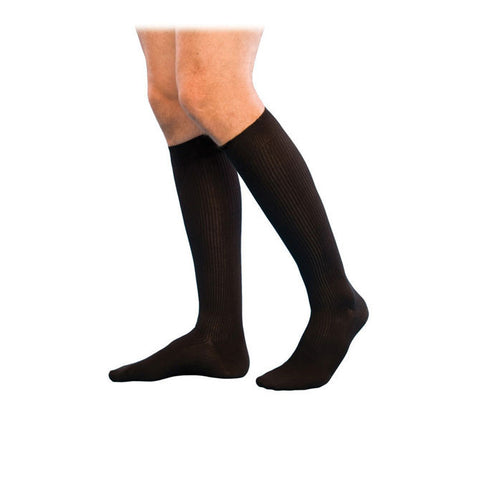 Sigvaris Compression Sock 186 Men's Casual Cotton Knee High Socks - 15-20 mmHg