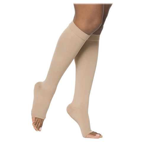 Sigvaris 863 Select Comfort Open Toe Knee Highs - 30-40 mmHg